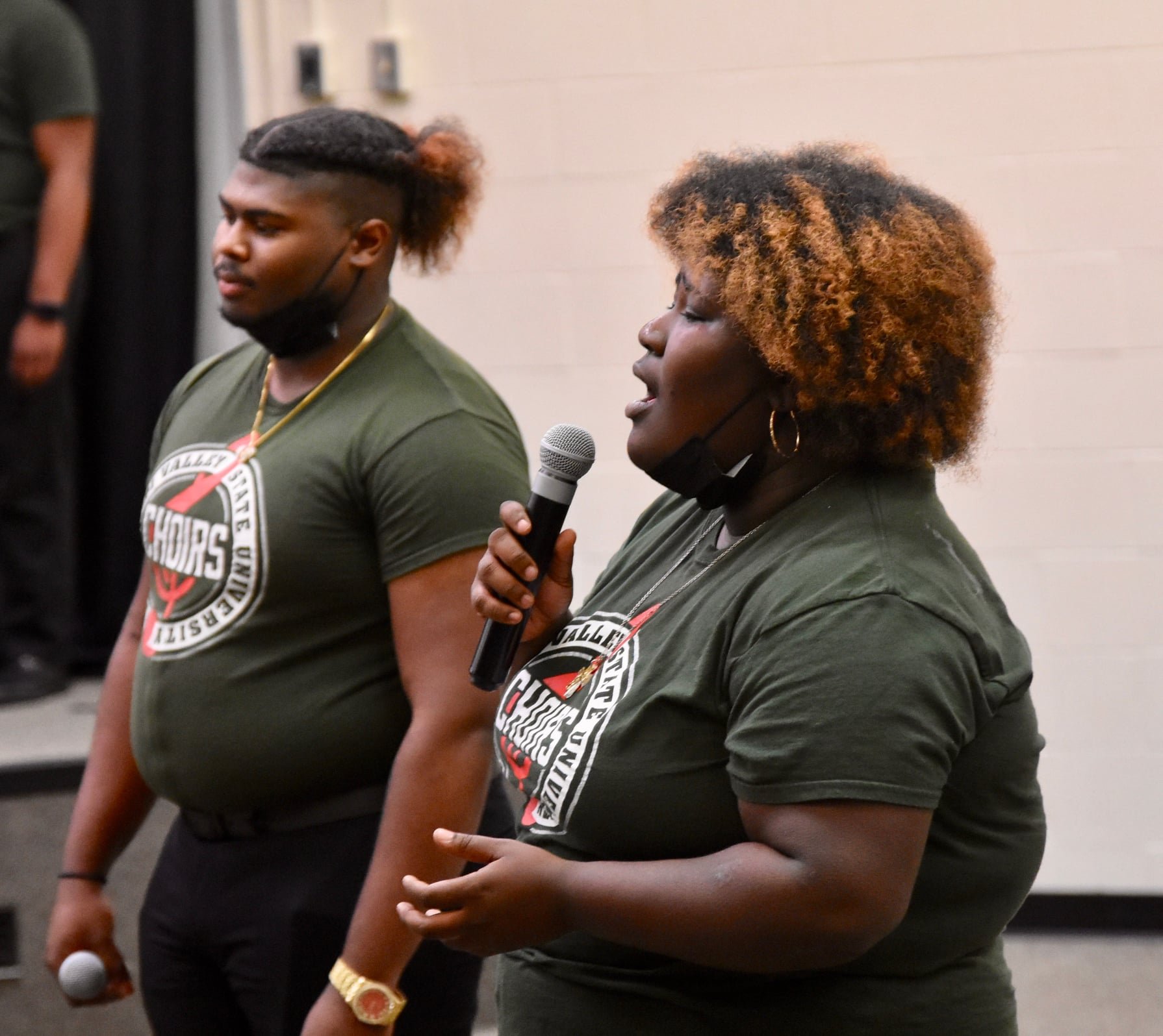  Mississippi Valley State University Choir performs at MVSU’s 7th Annual BB King Day Symposium. 