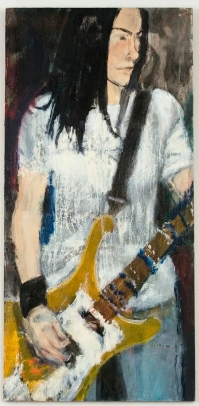   Emily in Columbus.  1999. Acrylic on wood, 20” x 10.5.” 