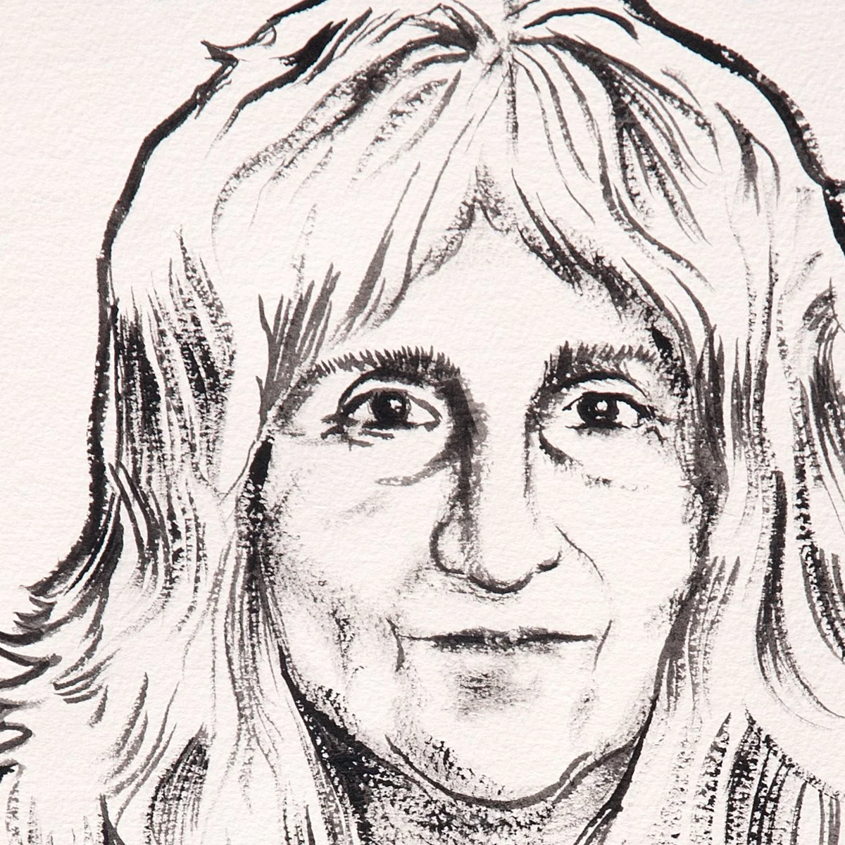   Vera.  2013. Ink on paper, 9.5” x 9.5.” 