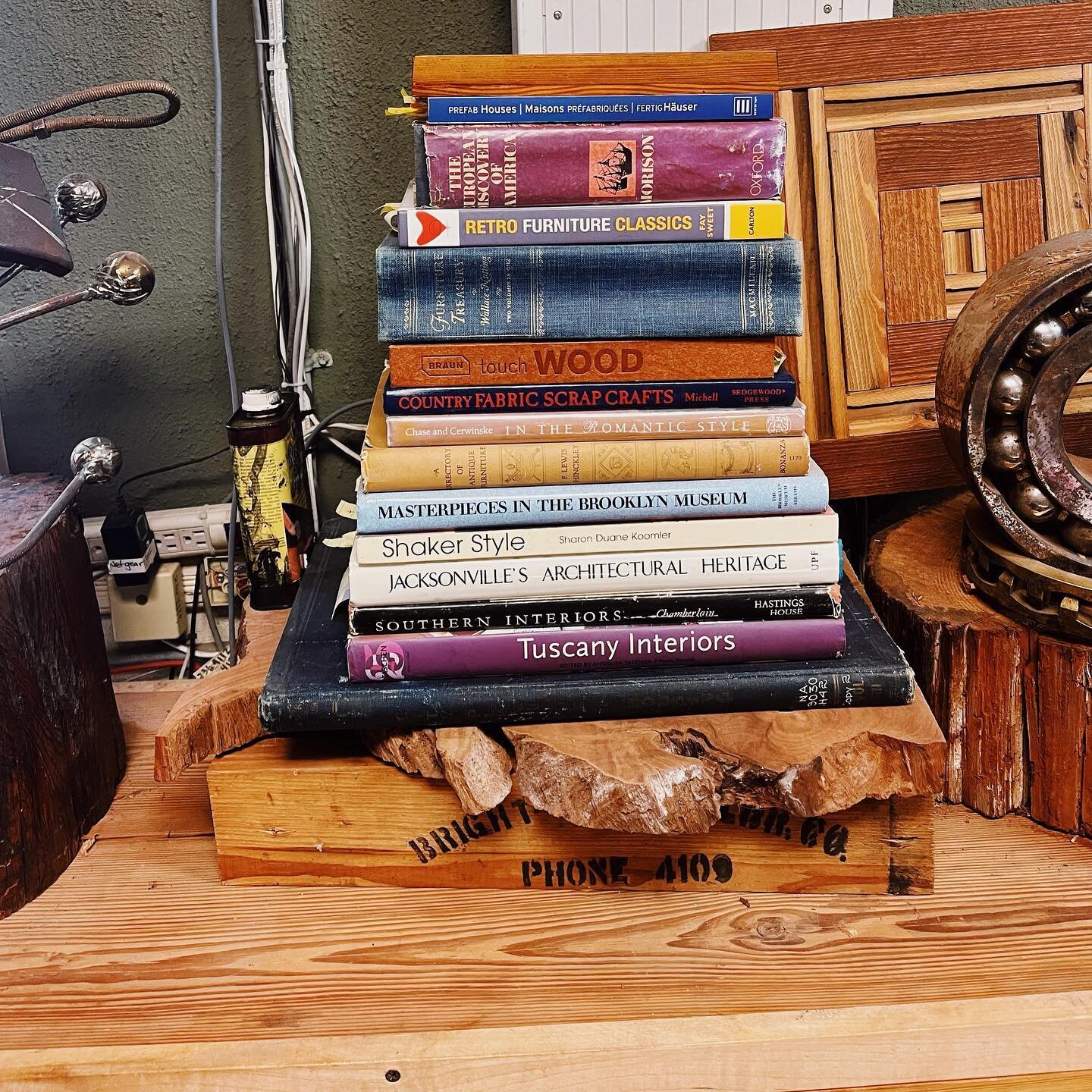 Books in every nook and cranny #aroundtheshop. 

#interiordesign #wood #midcenturymodern #books #read #southernpine #antiquepine #furnituredesign #design #woodworking #savannahga
