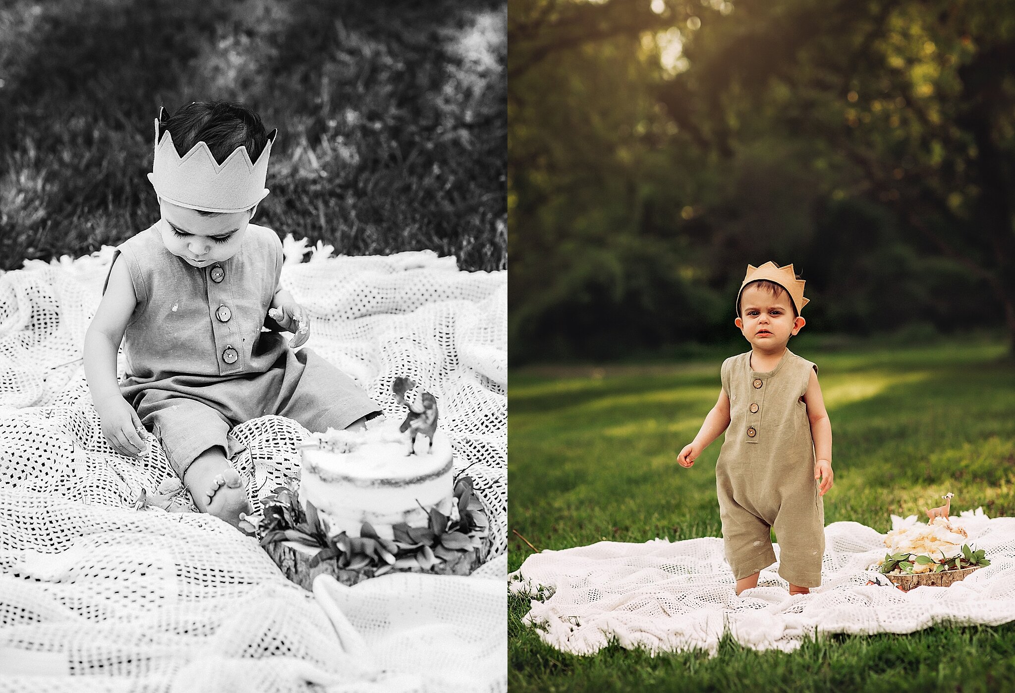 Woodland Themed Cake Smash New Jersey Photographer_0003.jpg