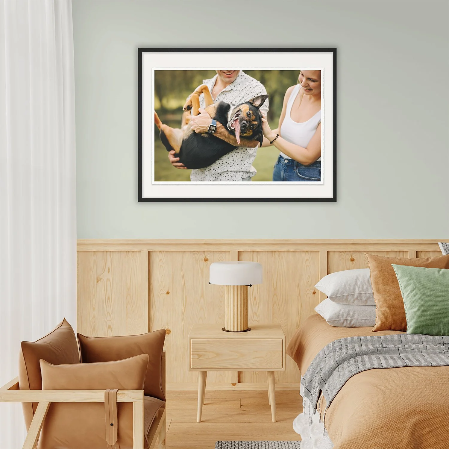 Black Deckled Print Wall Frame.jpg