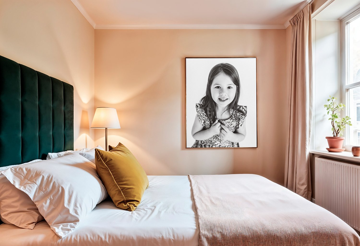 Bedroom wall Frame Morristown NJ.jpg