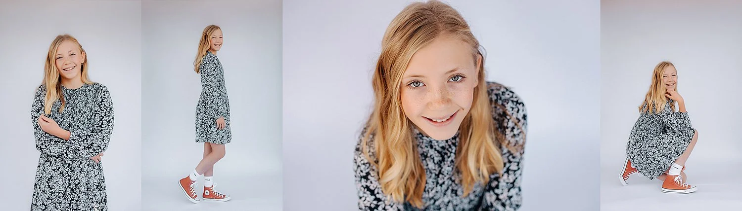 Child personality portrait in Morristown NJ photography studio