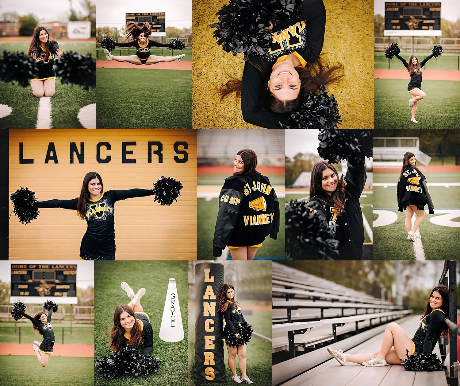 Cheer Senior photo session in New Jersey