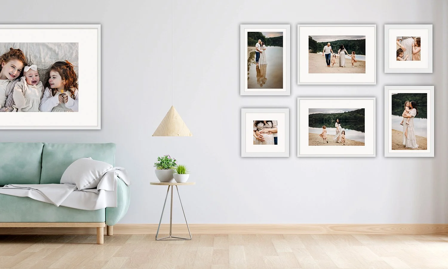 Beautiful Gallery Wall Of Morristown NJ Family Photos