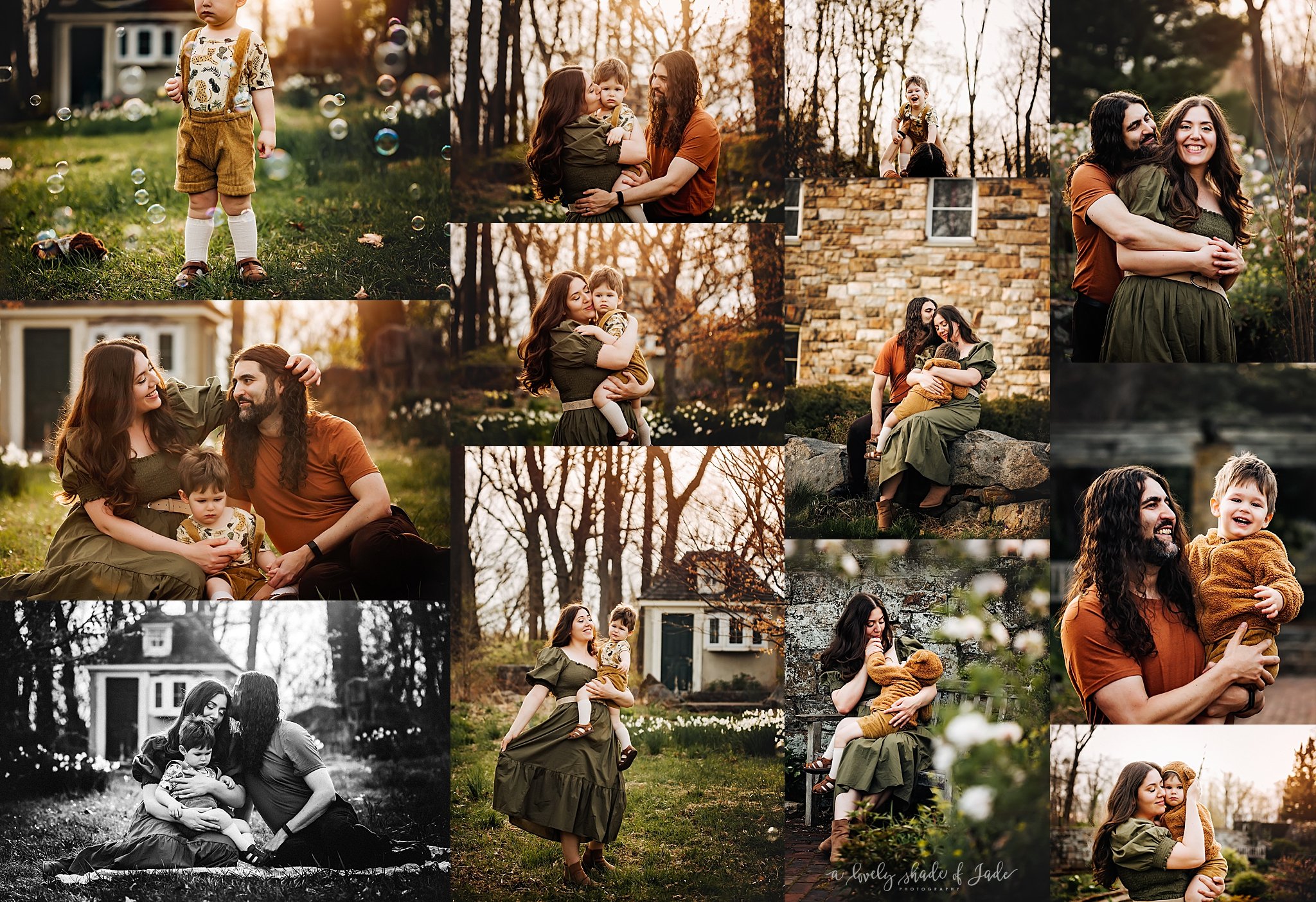 Sweet family photos in a beautiful Morristown NJ park
