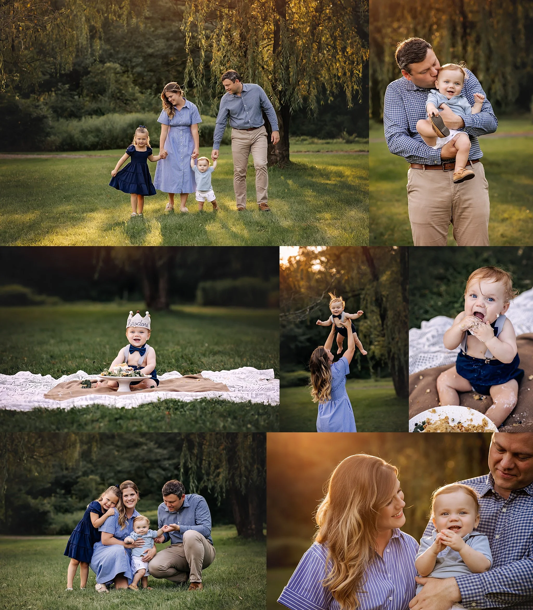Cake Smash Photos at a Park In New Jersey