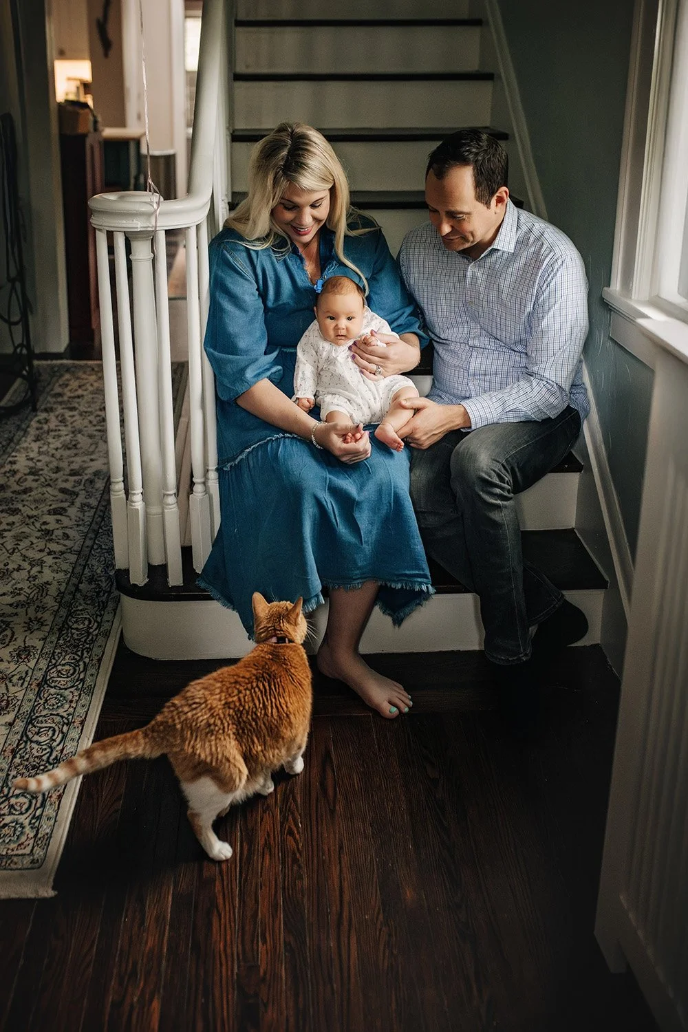 Newborn Session In Morristown New Jersey Home