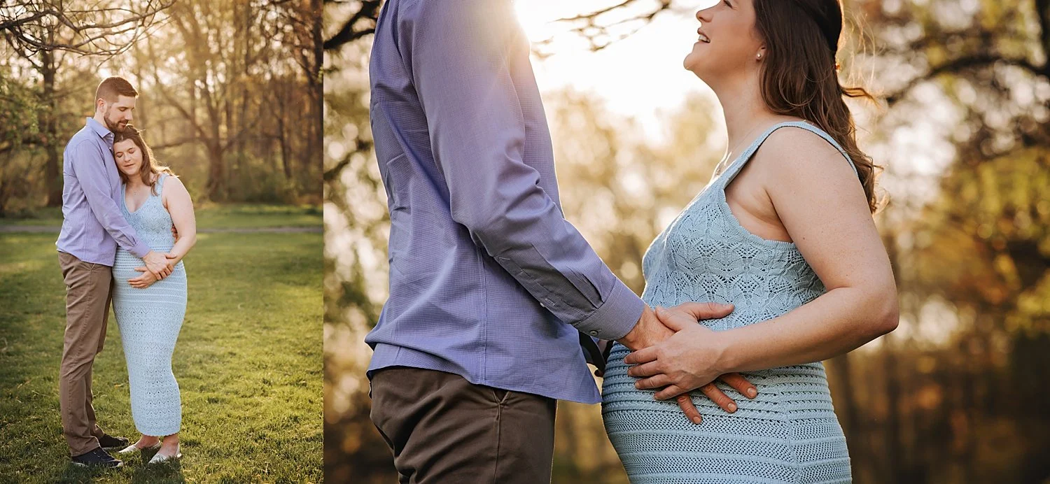 Maternity session portrait captured by a Morris County NJ lifestyle photographer