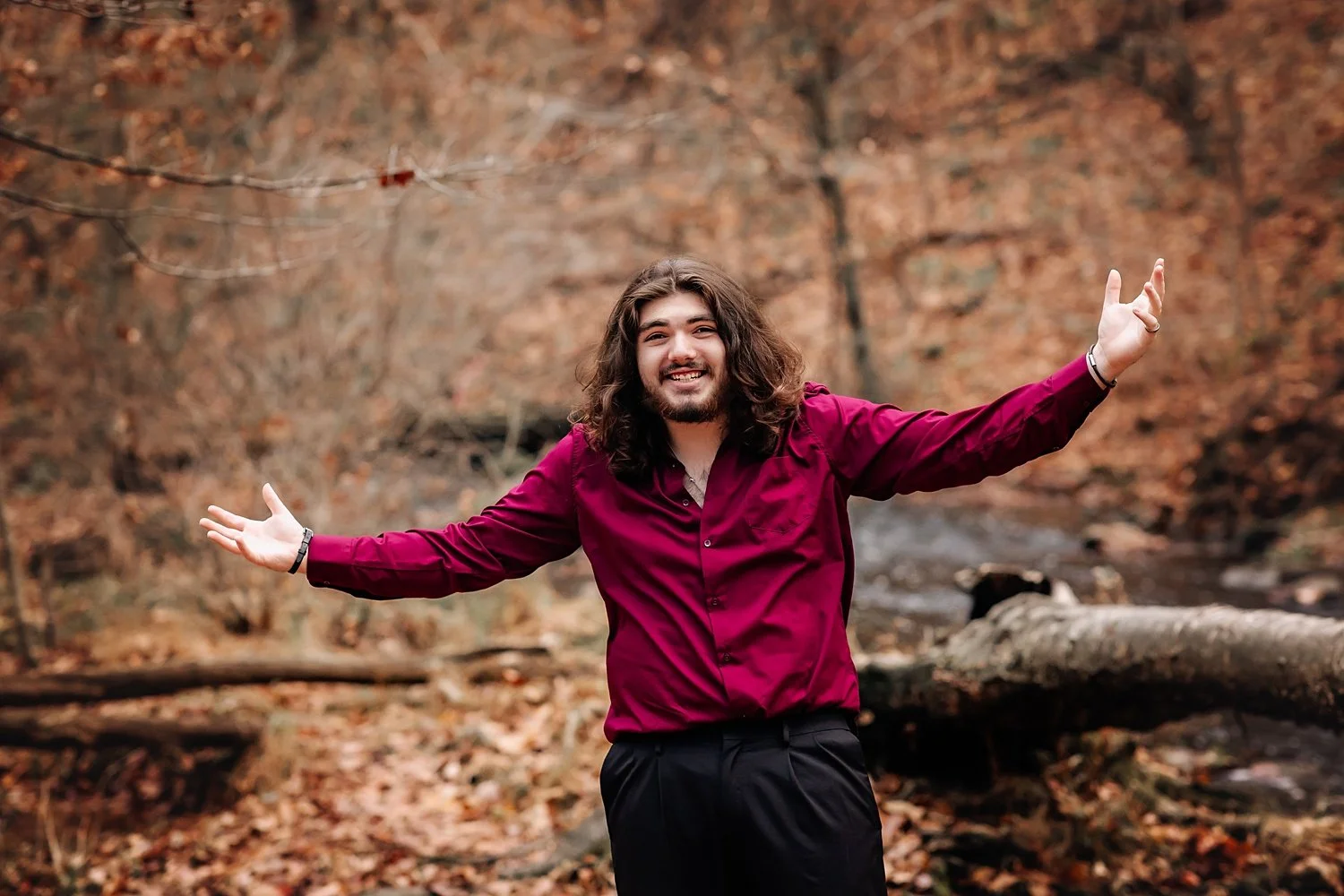 Senior Boy Photo session in morris county nj