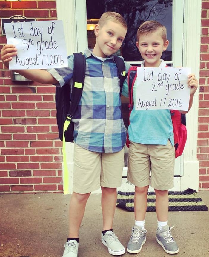 Evan (5th) & carter (2nd)