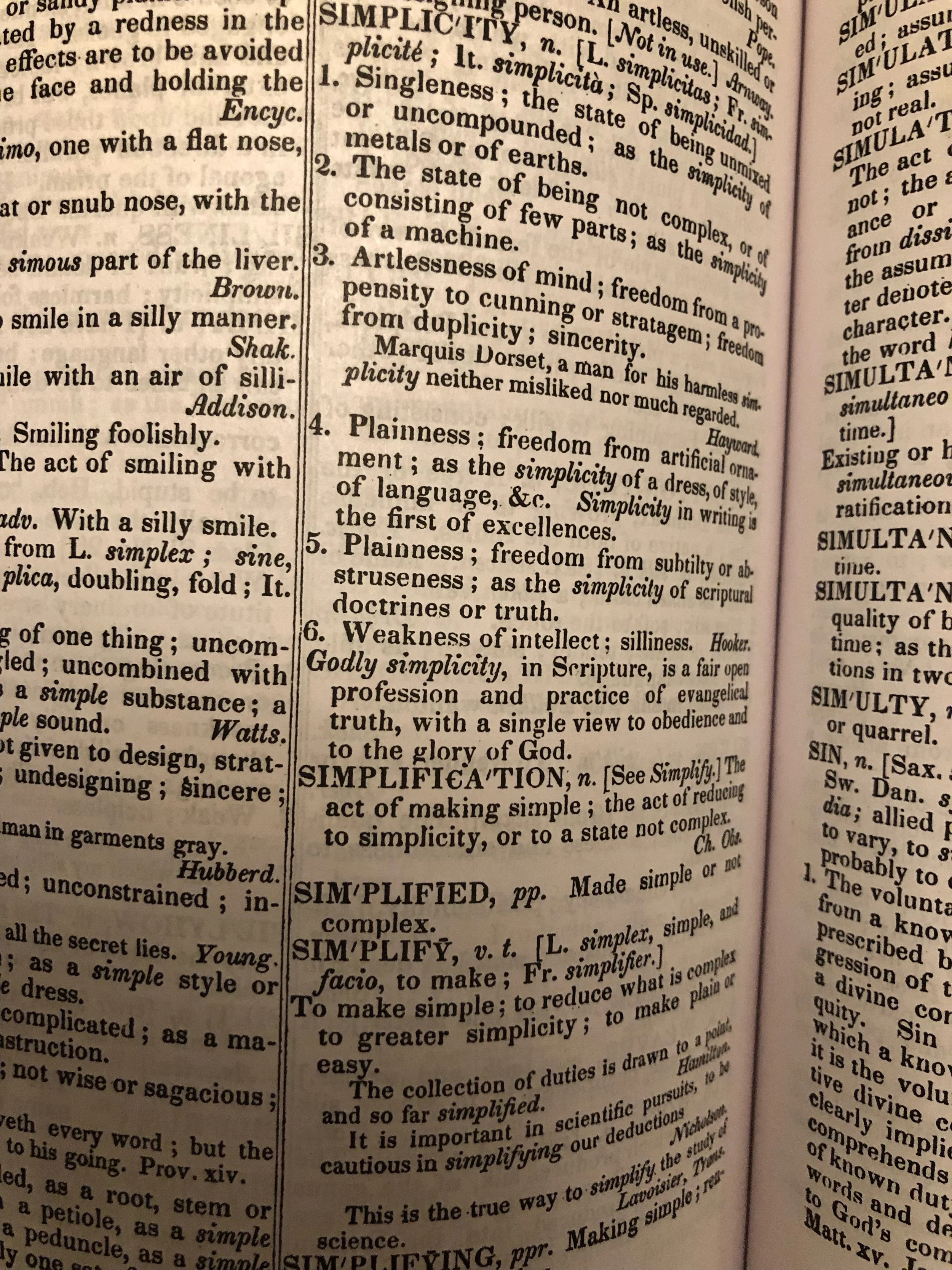 My Word for 2022: SIMPLICITY