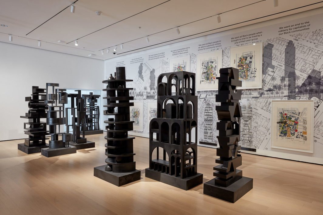   Installation view of “Reconstructions: Architecture and Blackness in America,” at The Museum of Modern Art, New York. Photo: Robert Gerhardt.  