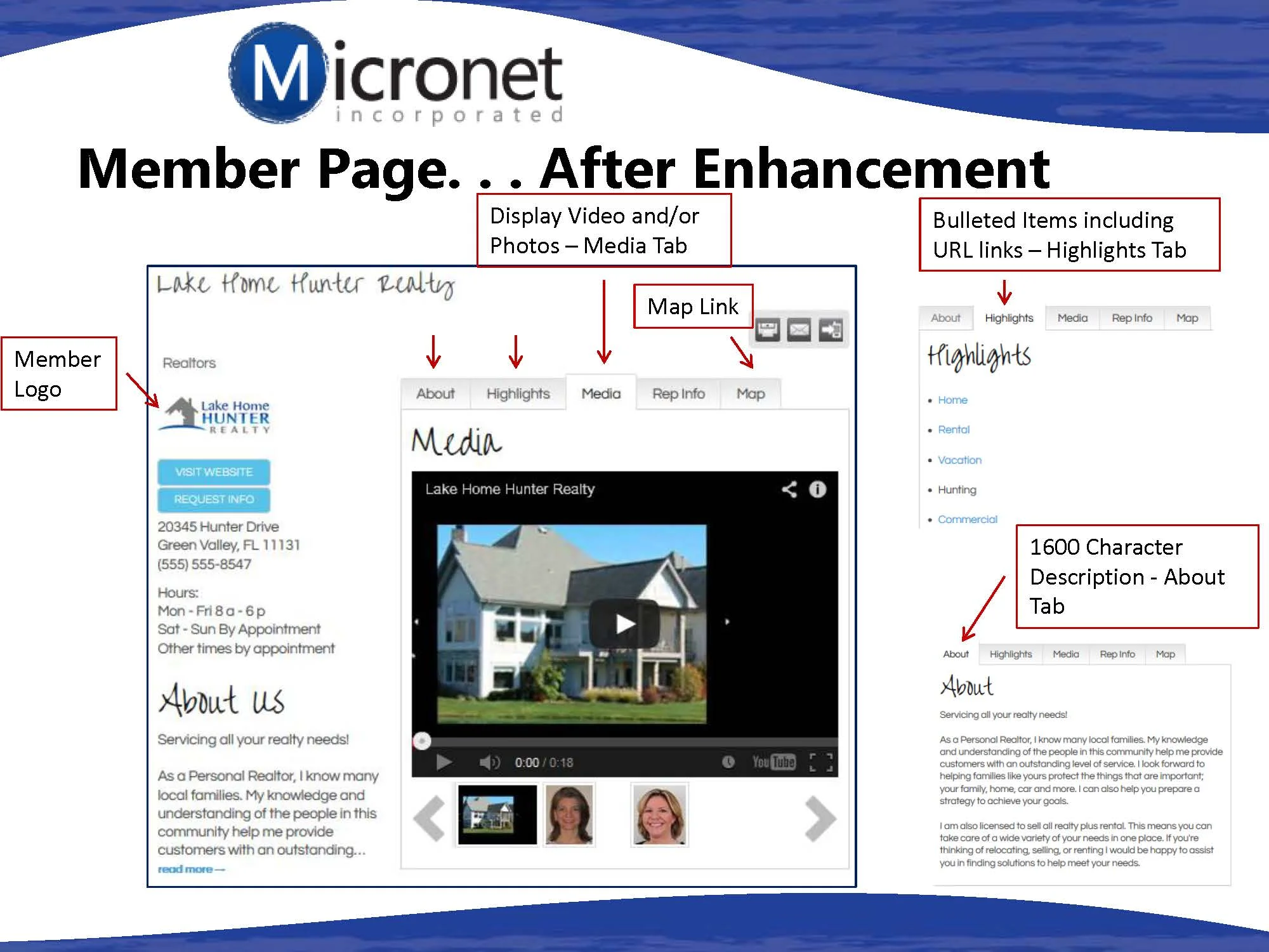 Enhanced Business Listing