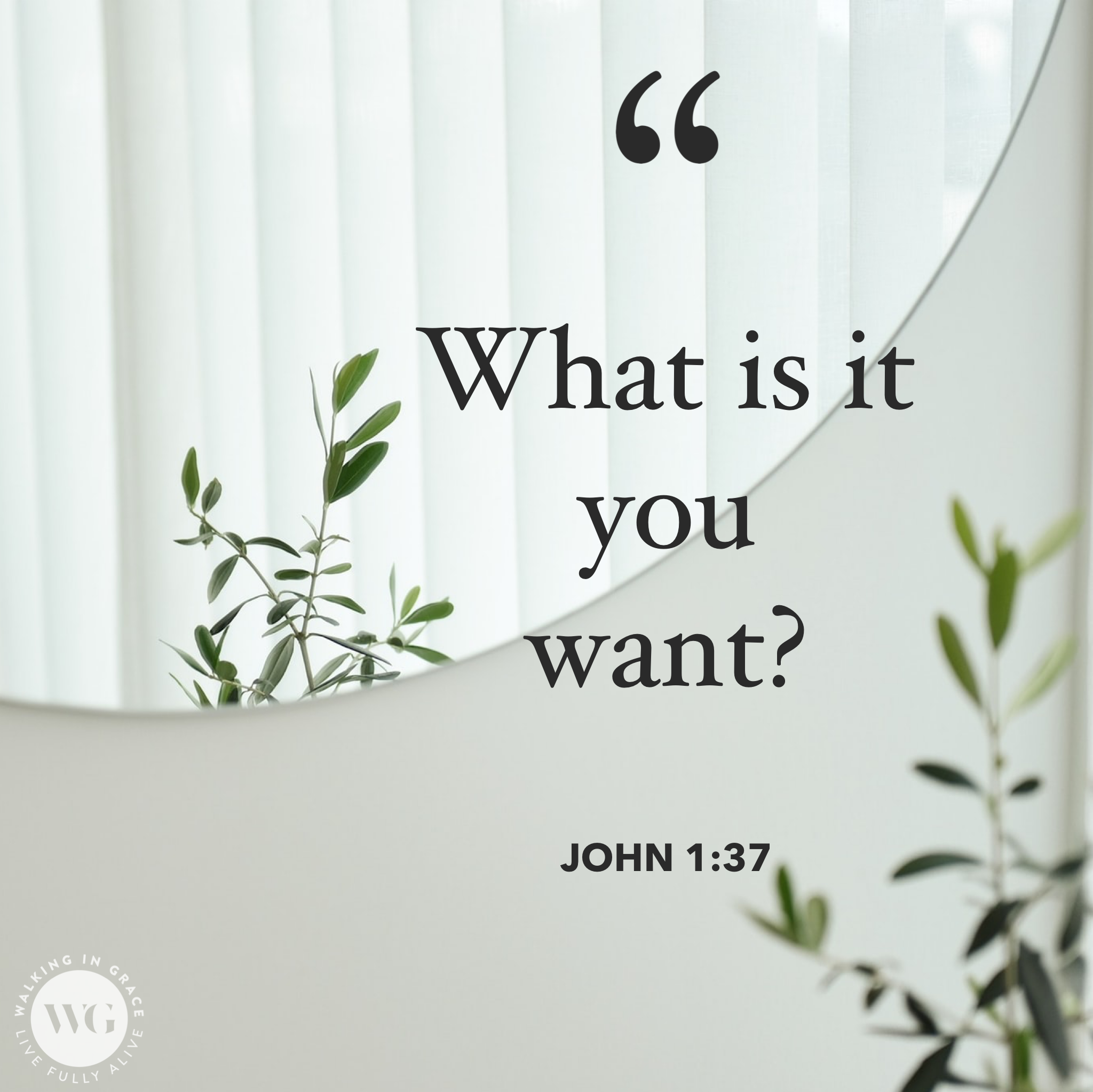 What Is It You Want?