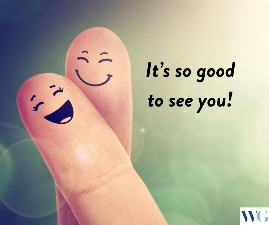 It's so good to be with you!