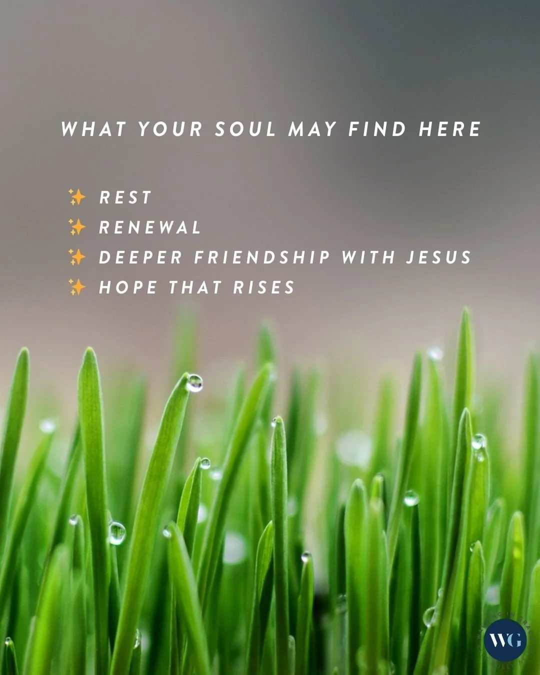 What your soul may find at the Holy Week Retreat:

✨ Rest
✨ Renewal
✨ Deeper friendship with Jesus
✨ Hope that rises

Save your spot today 🤍

Link below or in bio

https://www.walkingingrace.biz/holyweekretreat

#RetreatForTheSoul #WomenOfFaith #Pra