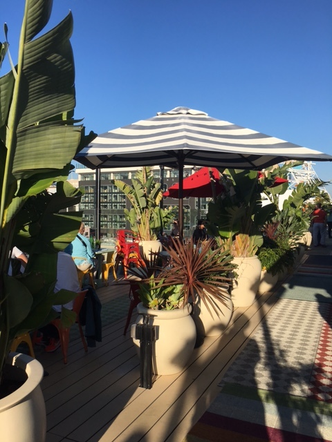 The roof at Mama Shelter