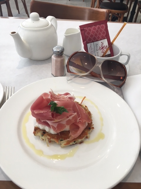 Burrata at Bottega Louie