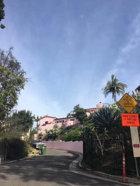 Bit of house porn on the road up to the Griffith Observatory - the sign lied, you could totally walk through!