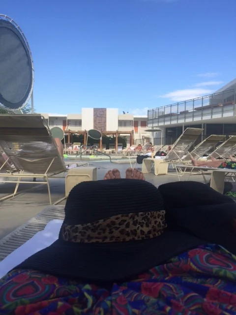 Soaking it all up at The Ace Swim Club