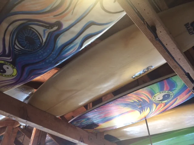 The roof of the Orange Inn, Laguna Beach