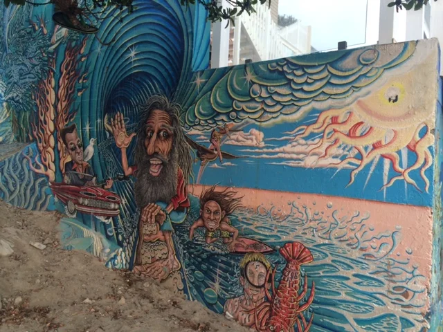 Street art in Laguna Beach