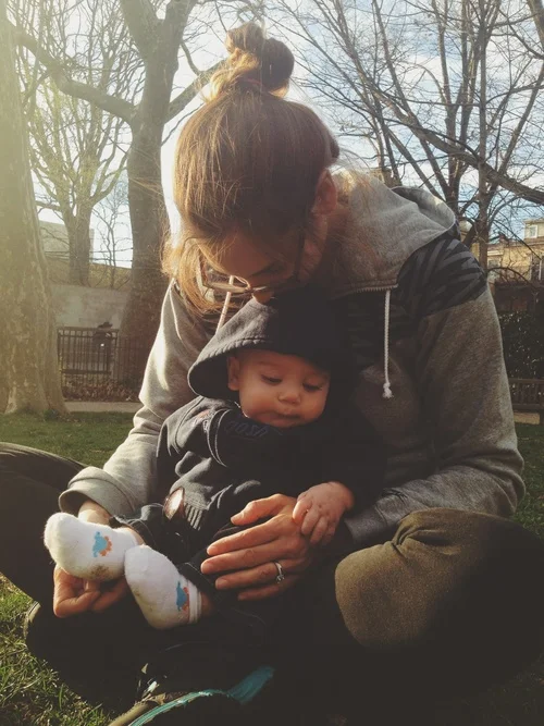 Jessica with Baby Ethan in Philadelphia