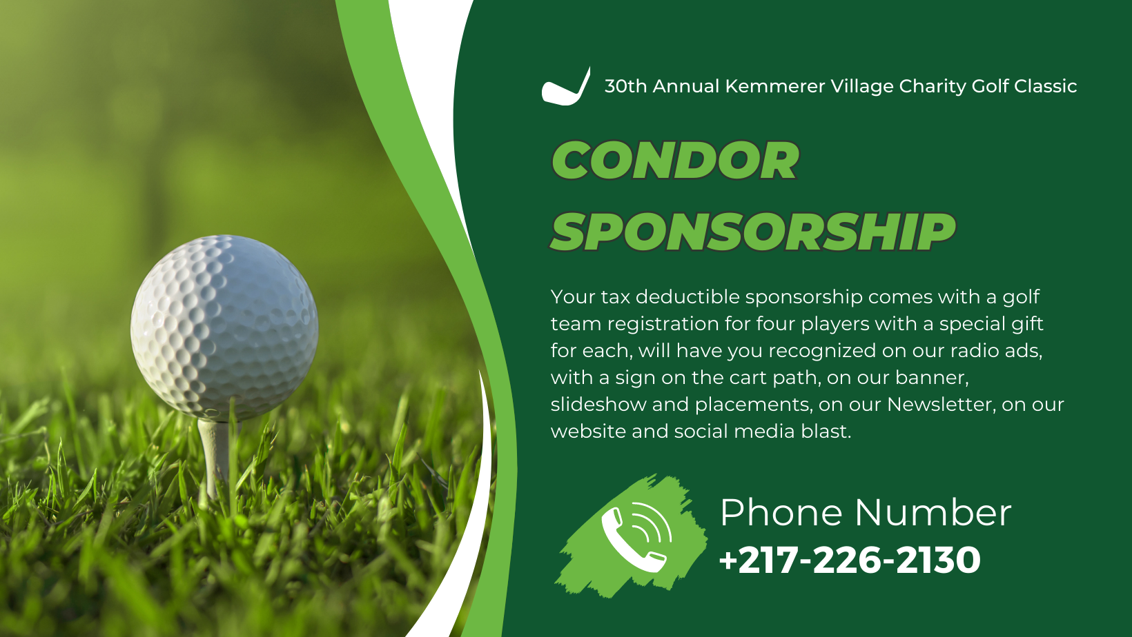 Condor Sponsorship Kemmerer Village