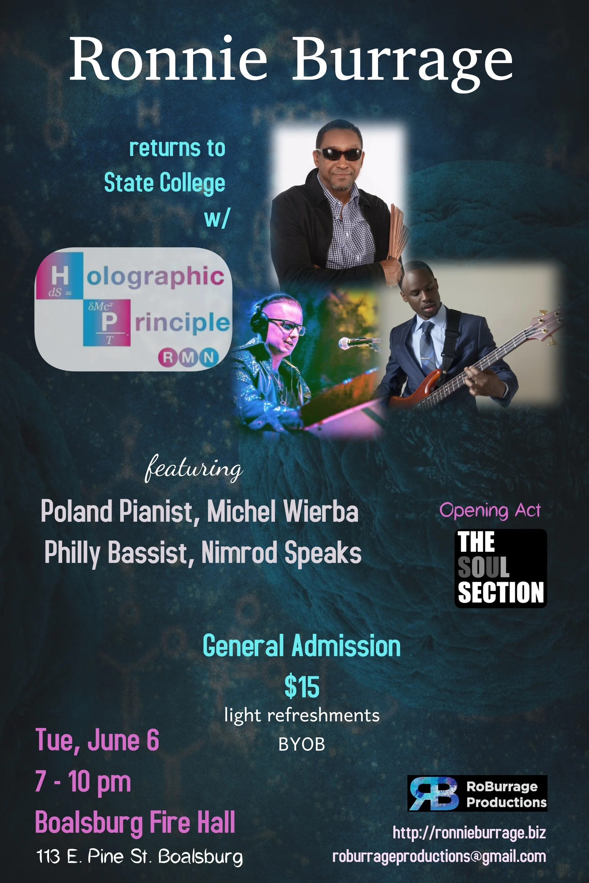Holographic Principle @ Boalsburg Fire Hall