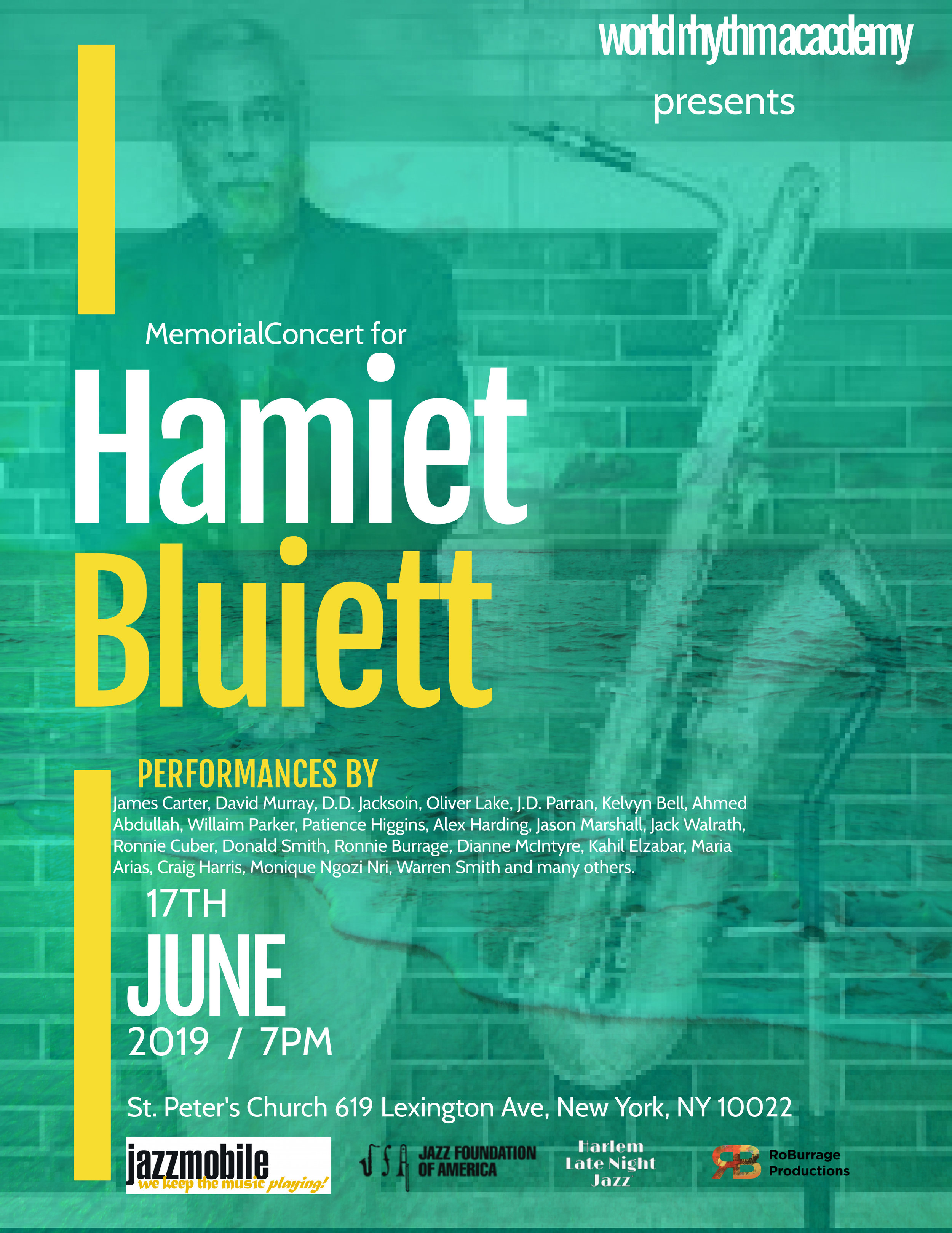 Hamiet Bluiett Memorial Concert 