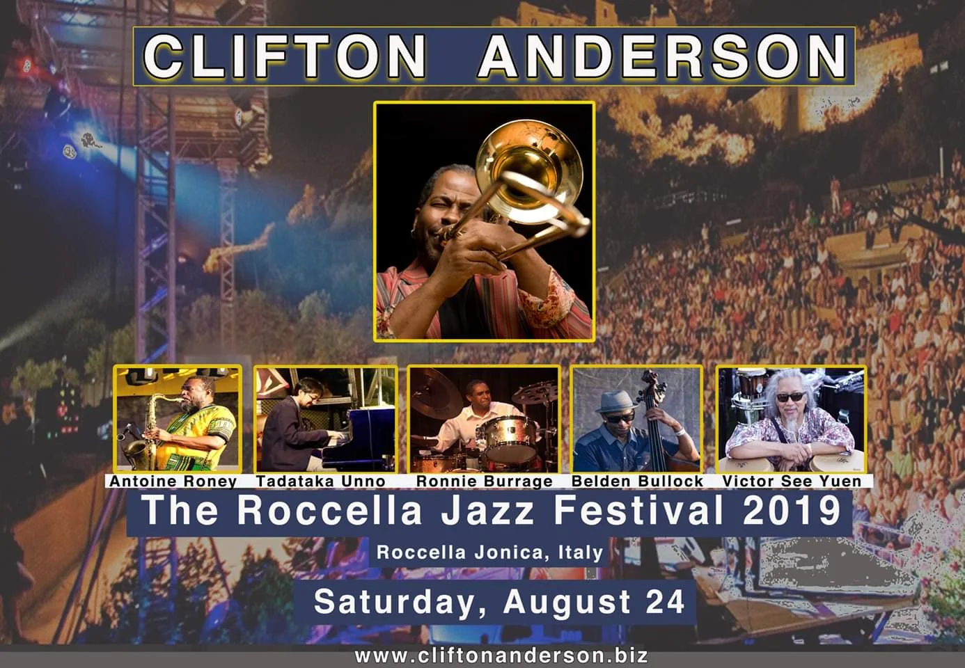 Roccella Jazz Festival w/Clifton Anderson