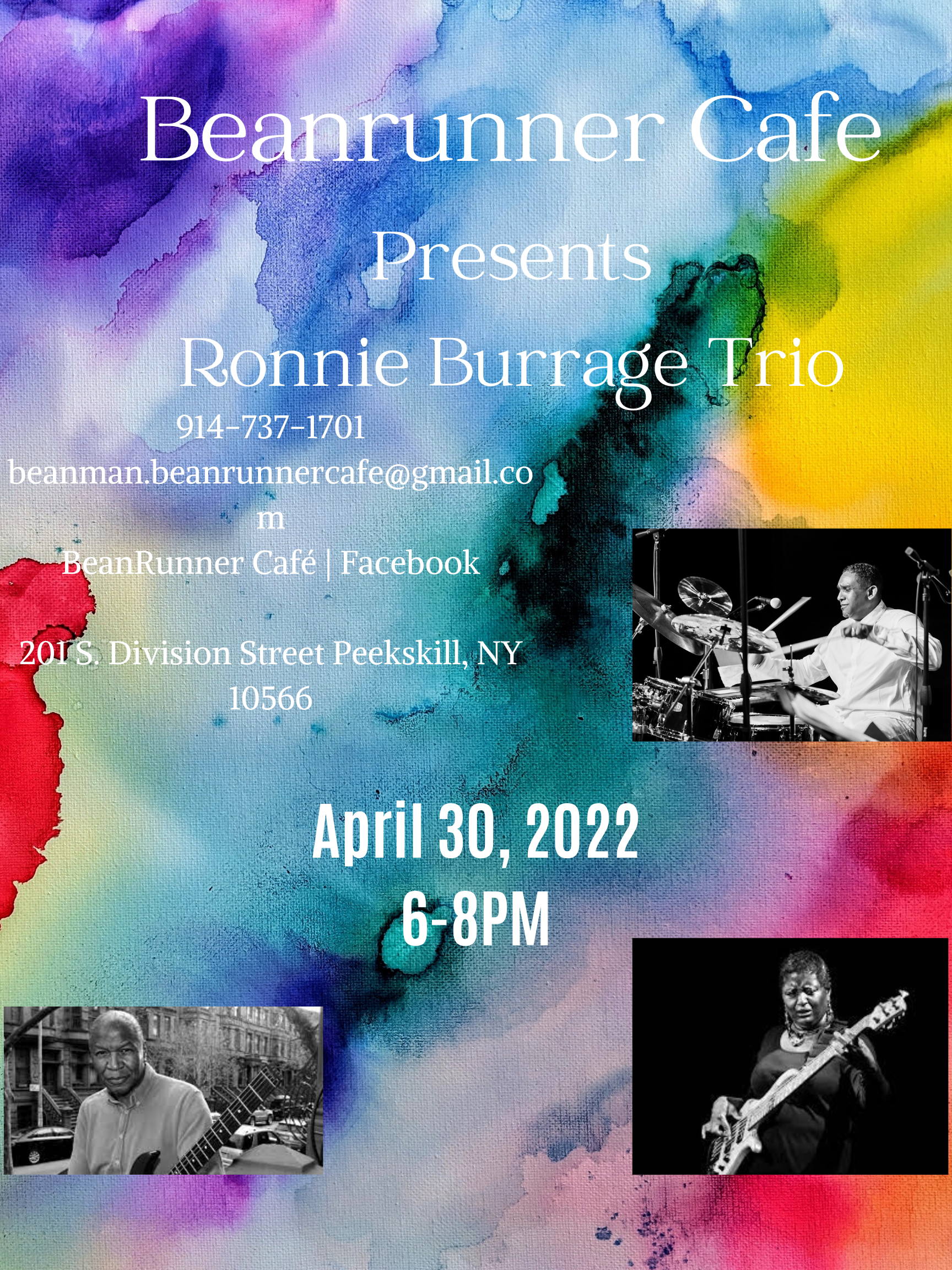 Ronnie Burrage Trio @Beanrunner Cafe