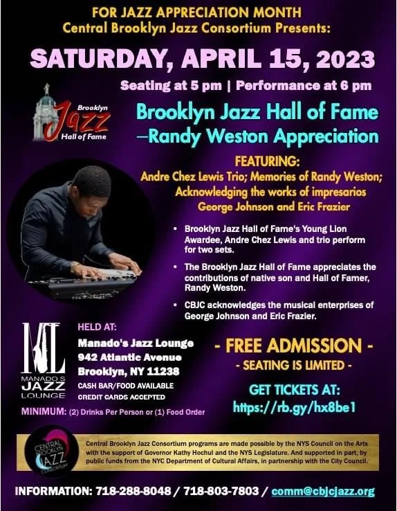 Tribute to Randy Weston w/Andre Chez Lewis