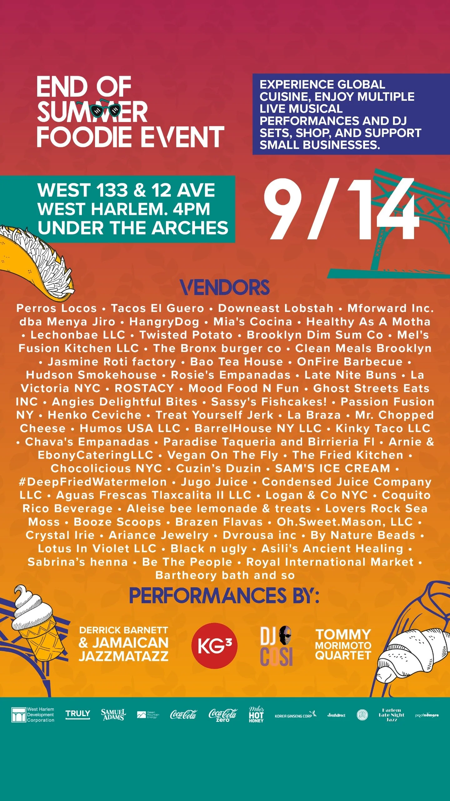 Uptown Food Market/Festival w.Tommy Morimoto