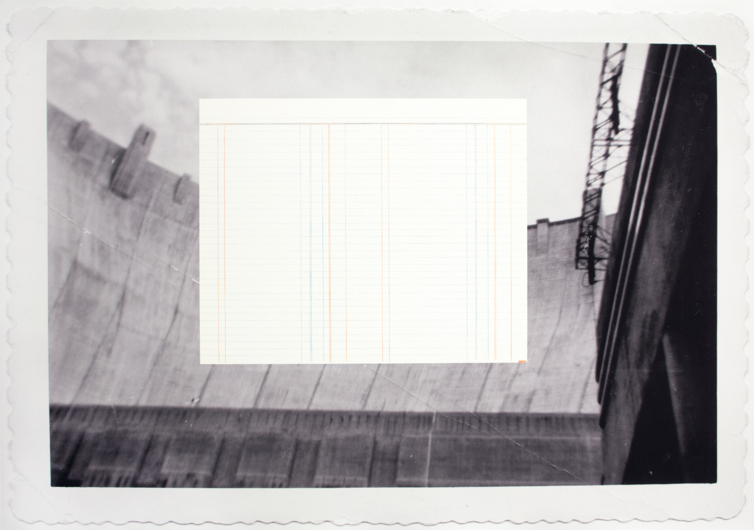 Hoover Dam 2015 Hahnamuela archival inkjet paper, pastel, pencil 34 X 24 Inches