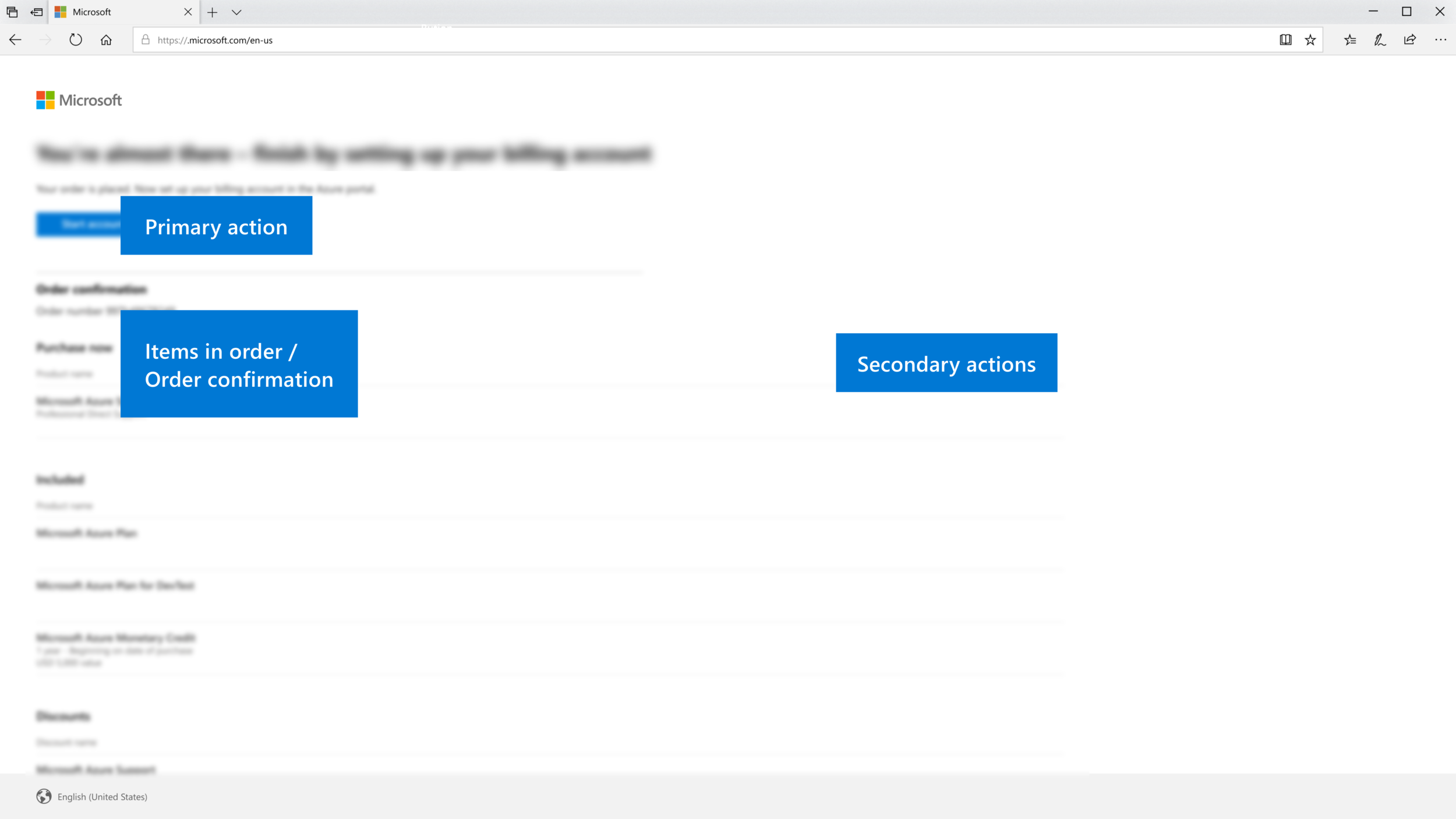 Confirmation Page