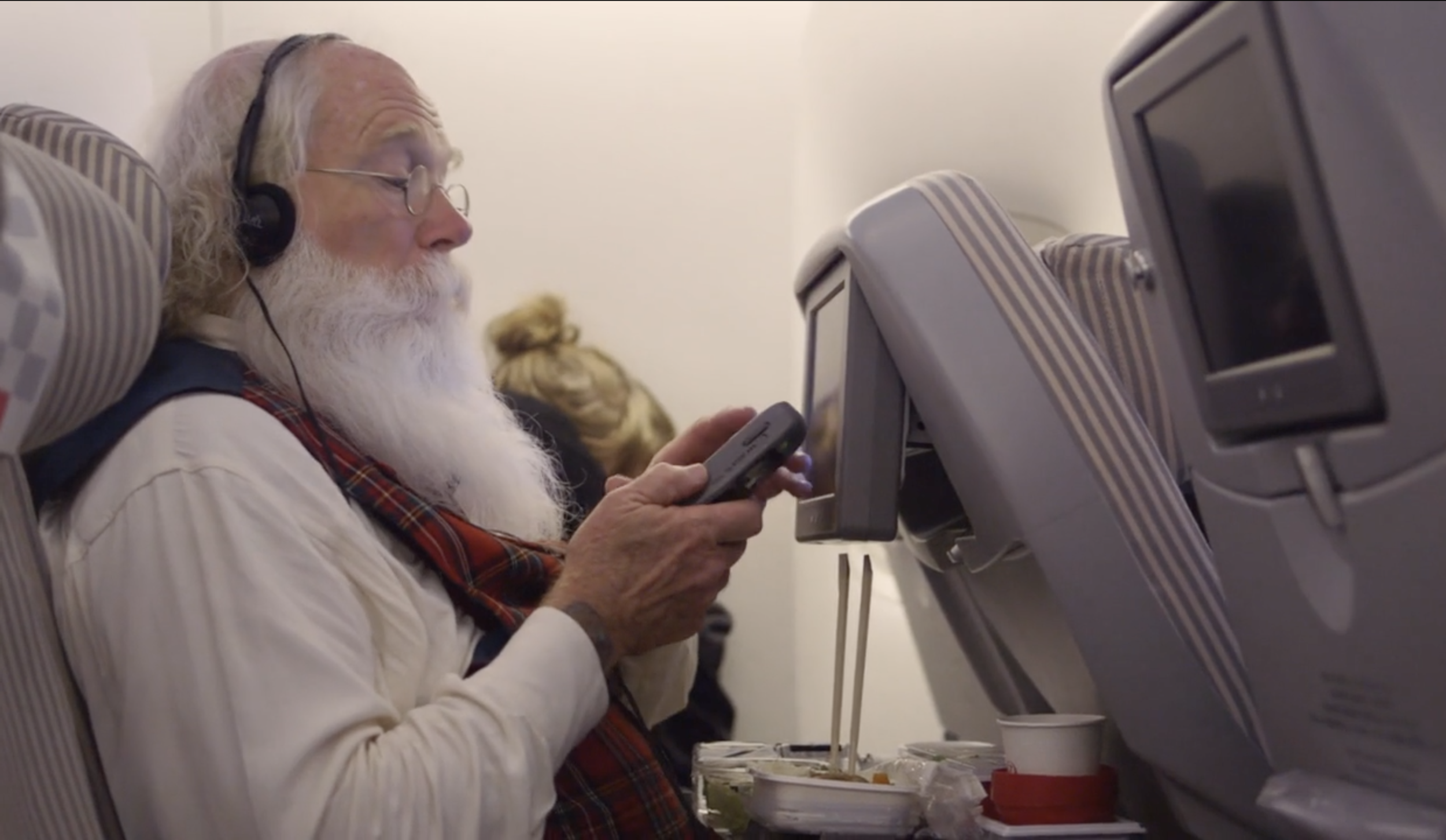 Santa Flies Coach
