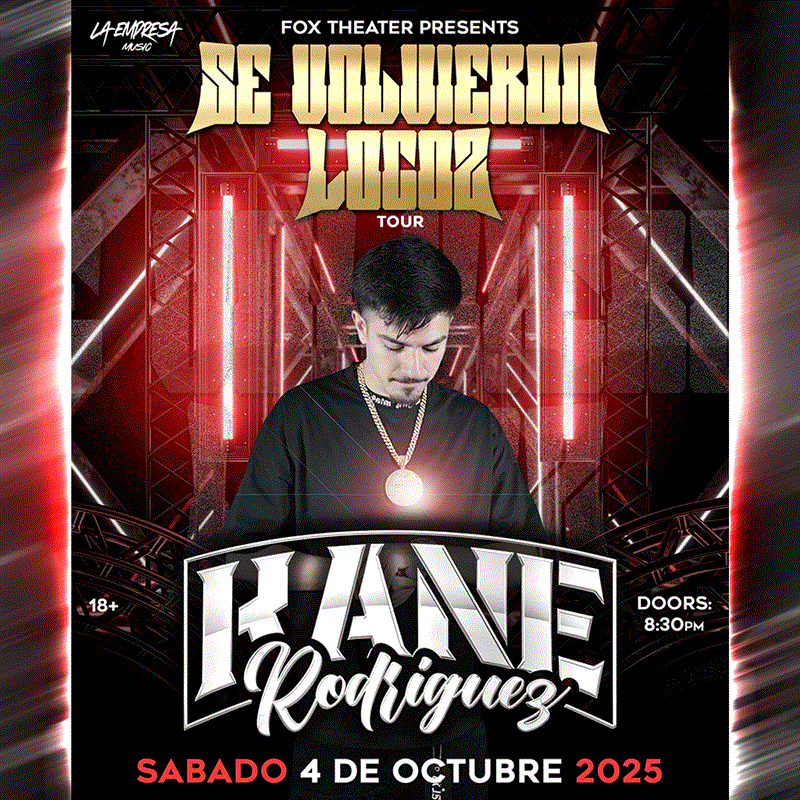 Kane Rodriguez Events — Fox Theater Salinas