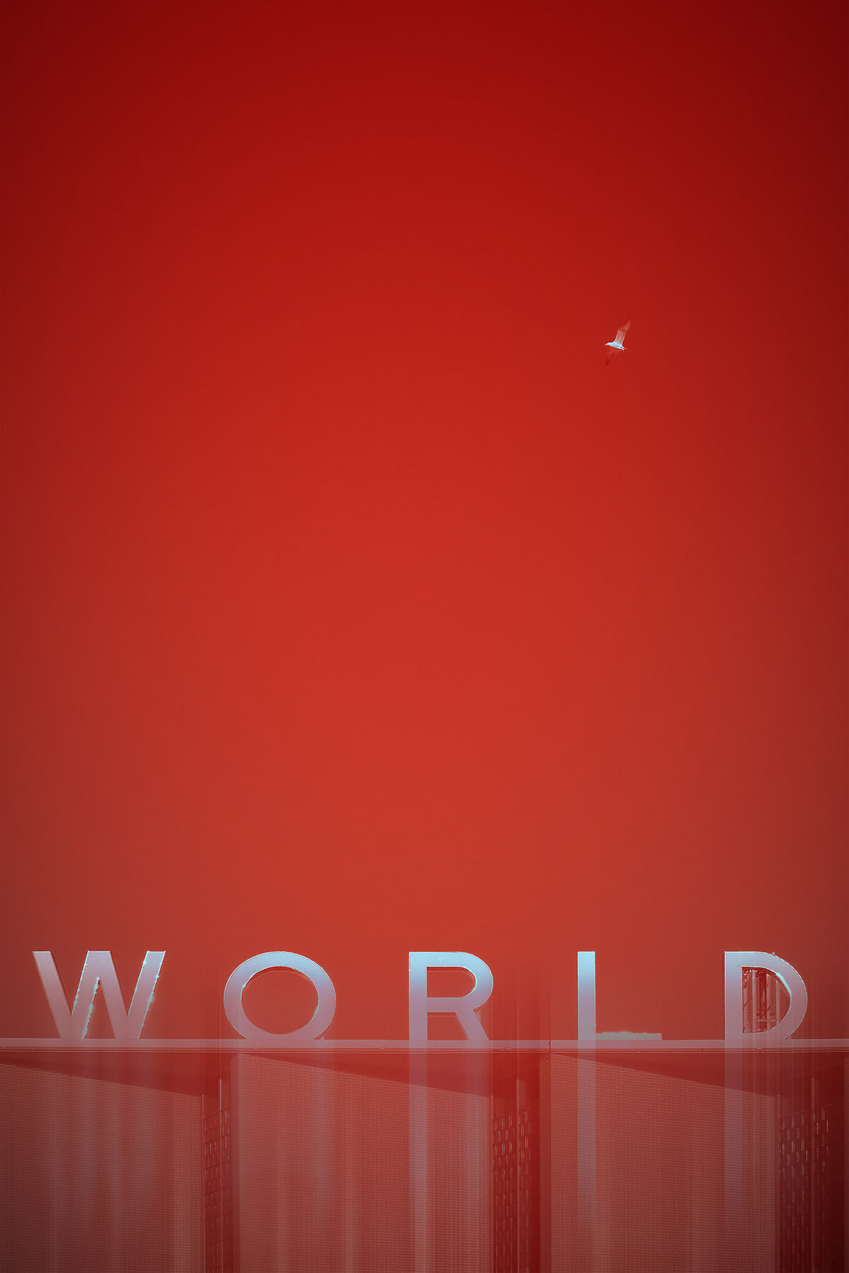 Jeffrey Heyne - World in Manganese Blue and Napthol Red