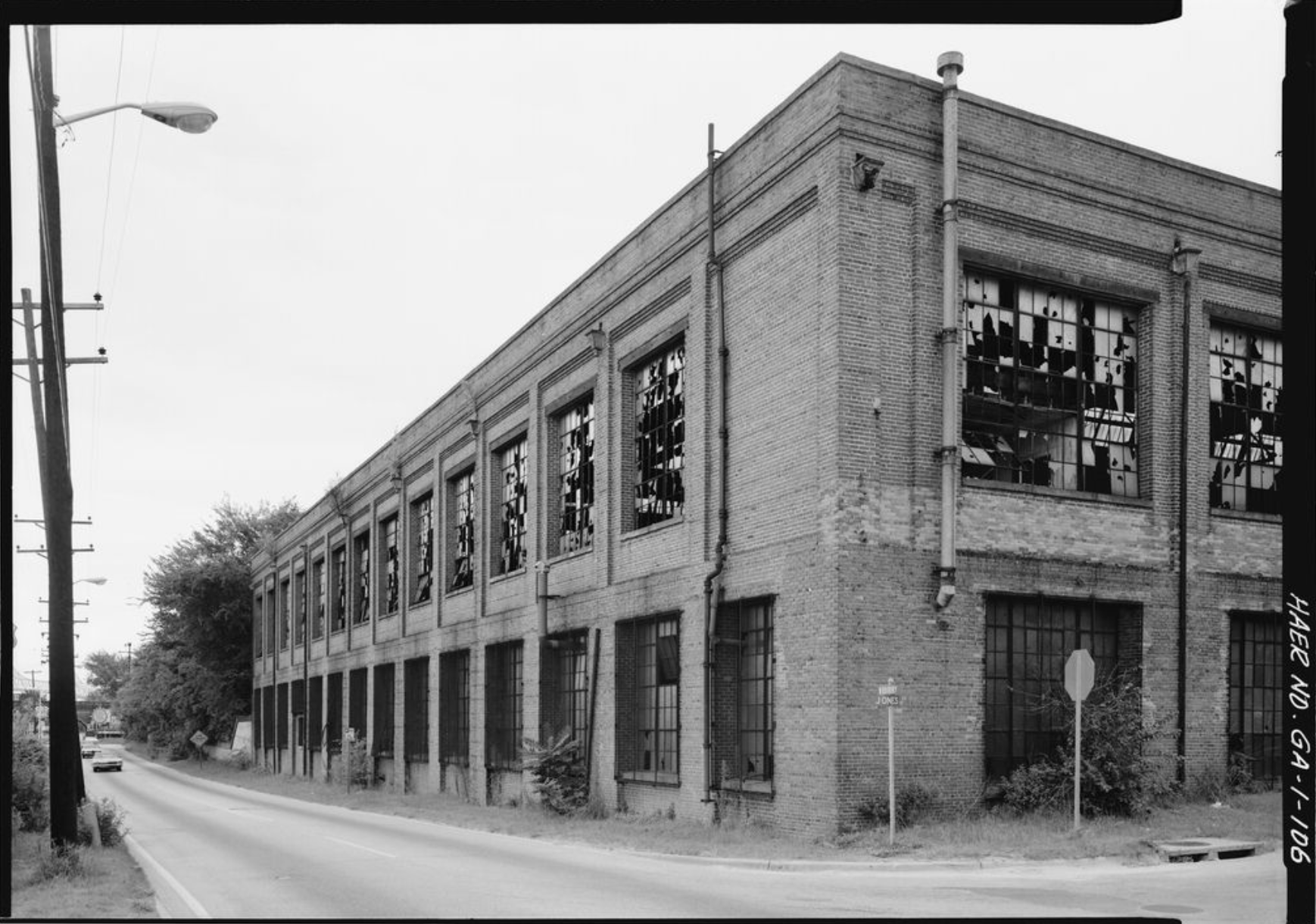 Exterior photograph of the Central of Georgia Railway building.