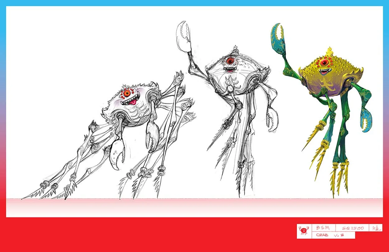 monkeys / demon crab