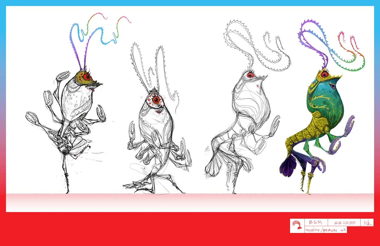 monkeys / demon prawn