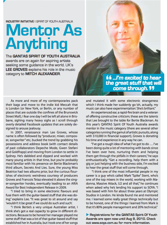 Qantas SOYA 2010 Rave Mag.png