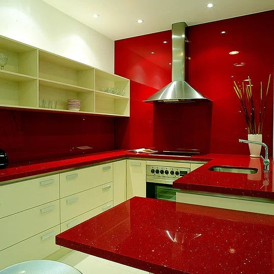 Kitchen Using Raw Slab Quartz