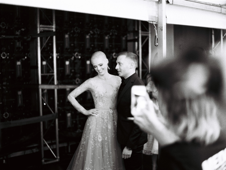 adelaide fashion festival 2016-models wearing paolo sebastian wedding gowns in adelaide