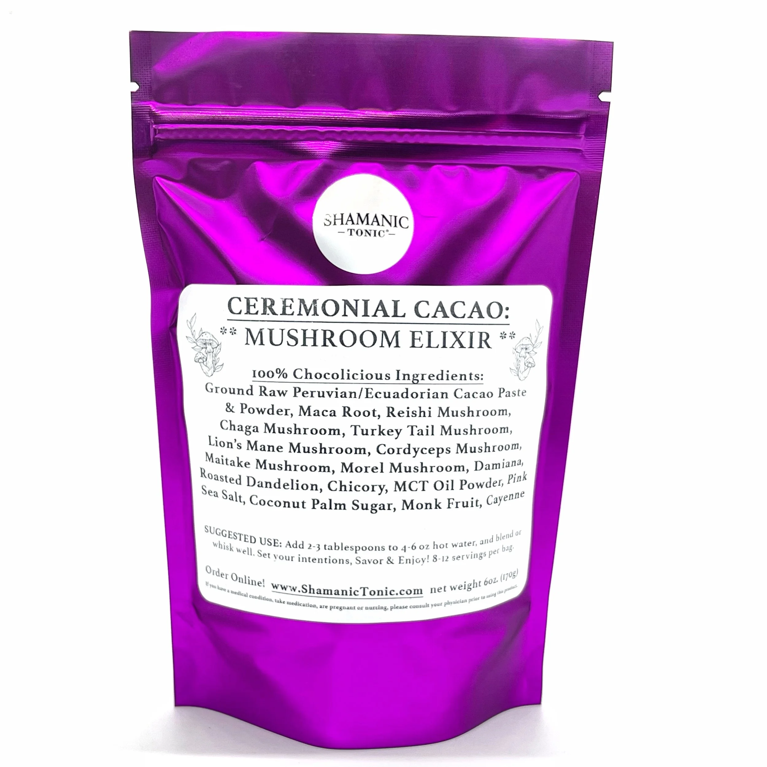 NEW!! * Ceremonial Cacao: Mushroom Elixir *