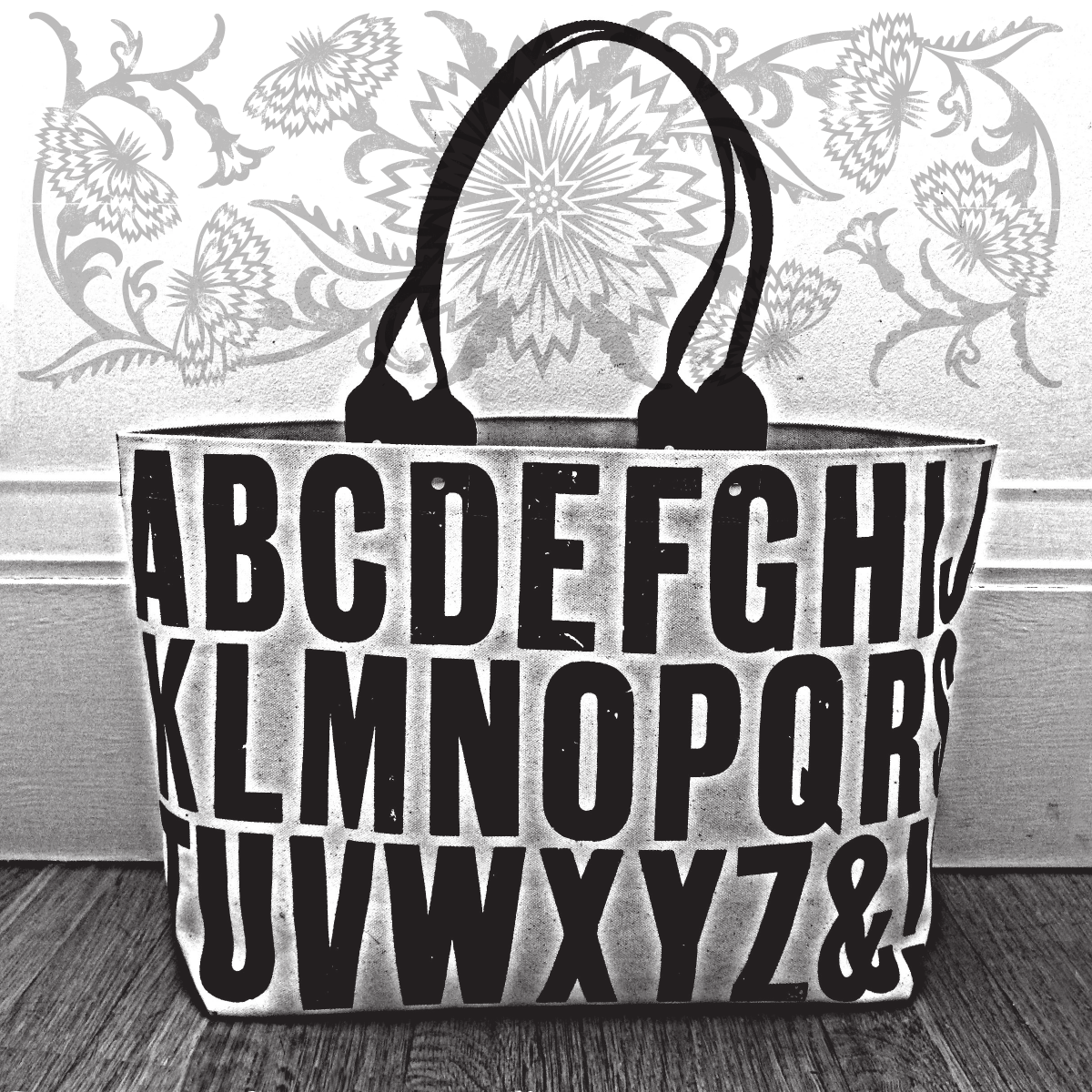 Michael Mabry Garage-Made Alphabet Canvas Bag, 2015