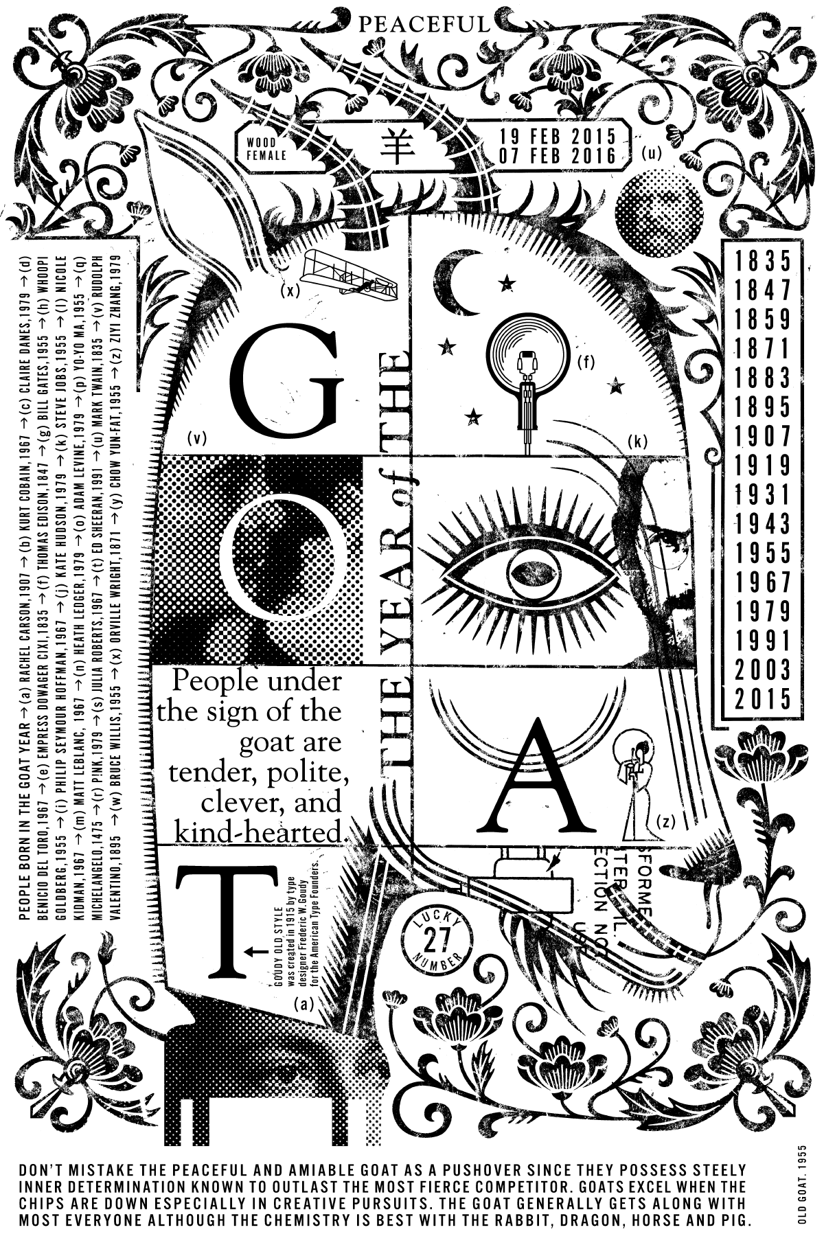 Year of the Goat Poster, 2015